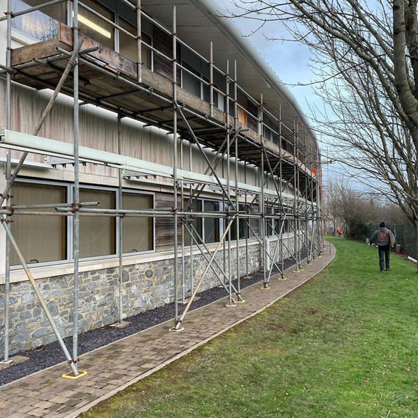Scaffolding project - A&A Services Pembrokeshire