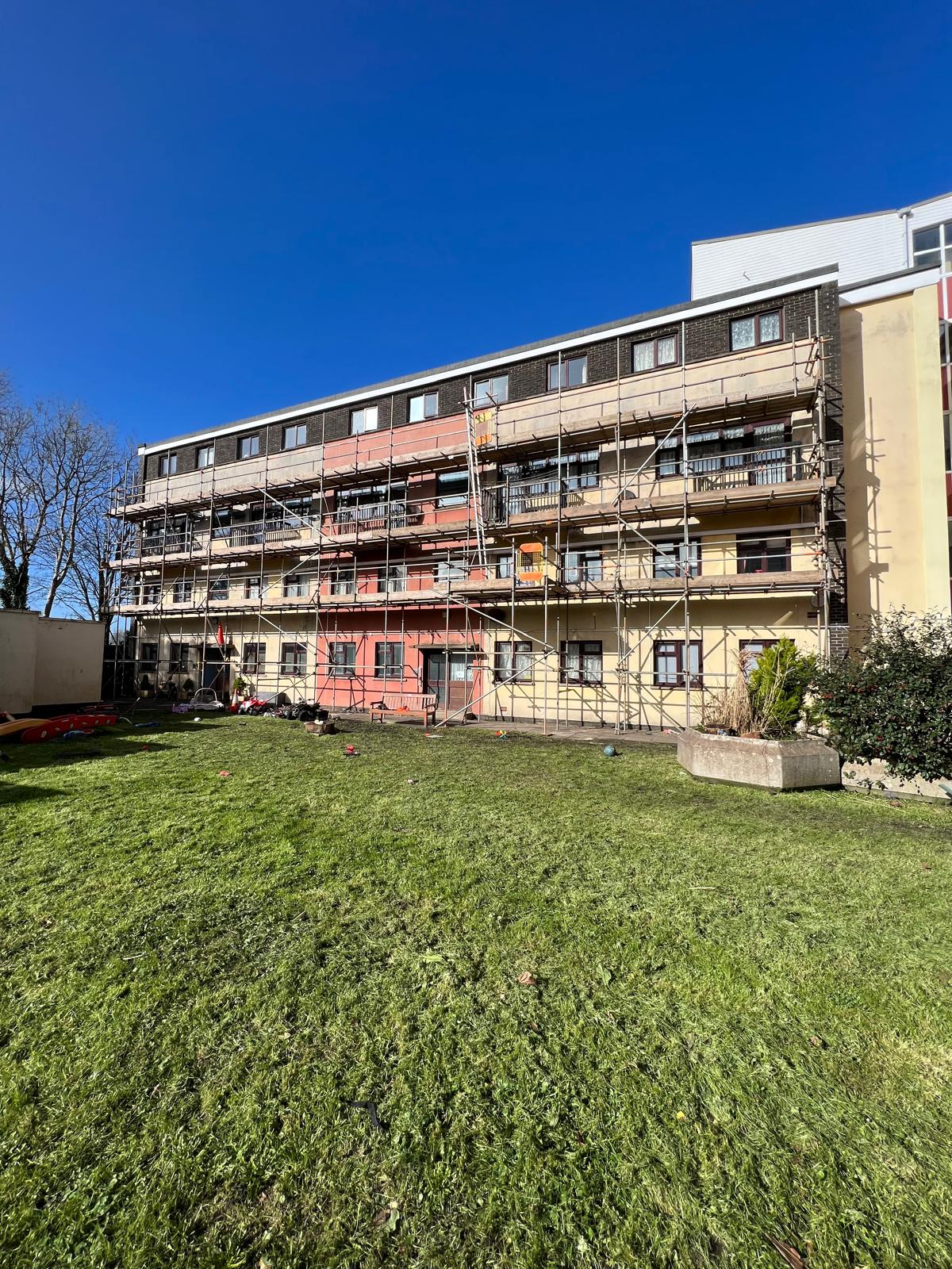 Scaffolding in Haverfordwest