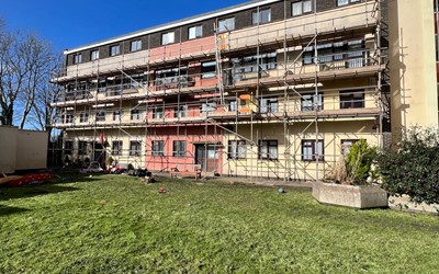 Scaffolding in Haverfordwest