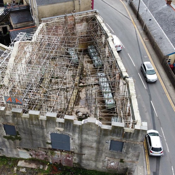 Scaffolding project - A&A Services Pembrokeshire