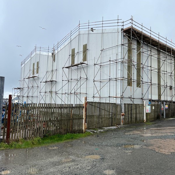 Scaffolding project - A&A Services Pembrokeshire