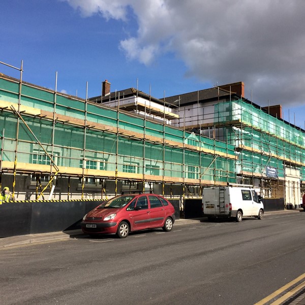 Scaffolding project - A&A Services Pembrokeshire