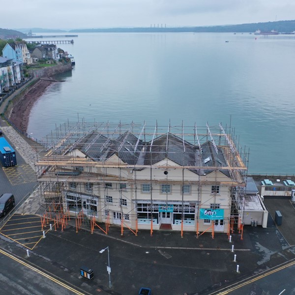 Scaffolding project - A&A Services Pembrokeshire