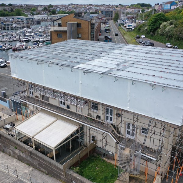 Scaffolding project - A&A Services Pembrokeshire