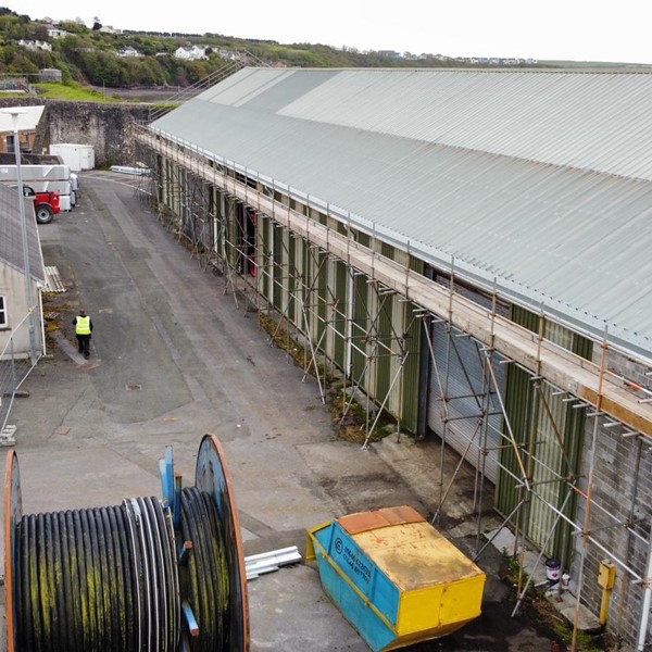 Scaffolding project - A&A Services Pembrokeshire