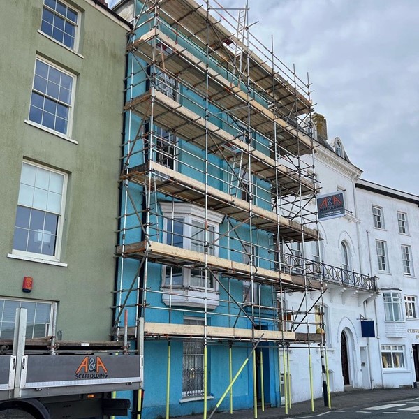 Scaffolding project - A&A Services Pembrokeshire